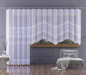 Jacquard függöny 170 cm magas Mansa 624832 fehér 170 cm