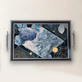 Üveg tálca, 38×24 cm – TPG9906