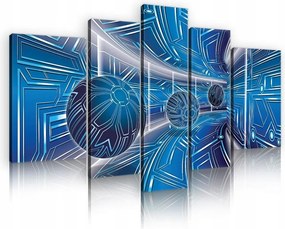 Falikép festmények absztrakt képek 170x100