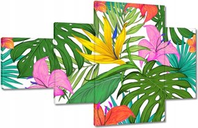 Vászonkép 130x80 Trópusi levelek Leaves