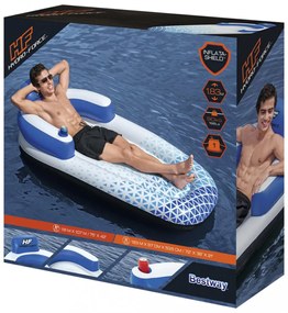 Bestway Hydro-Force kék úszó nyugágy 183 x 97 cm