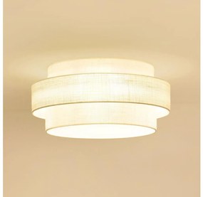 Brilagi Brilagi SPACE YUTE LED 12W 230V mennyezeti lámpa, 50 cm, krém BG1251
