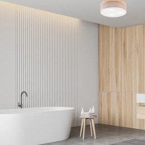 Brilagi - LED mennyezeti lámpa BELLADONNA 3xE27/15W/230V, 50 cm, bézs/fenyő