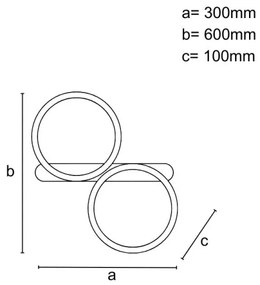 Fényerőszabályozható LED mennyezeti lámpa LED/60W/230V 3000-6500K + távirányító