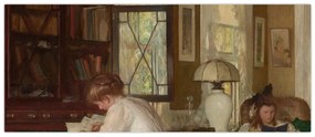 Kép - Edmund Tarbell, Josephine and Mercie, reprodukciók (120x50 cm)