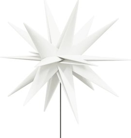 összecsukható tüskés fehér karácsonyi lámpa LED-del 57 cm