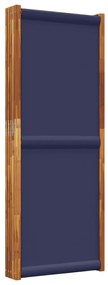 sötétkék 5 paneles térelválasztó 350 x 180 cm