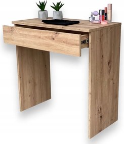 Sminktároló Fiókos Fésülködőasztal 75CM Tölgy Artisan