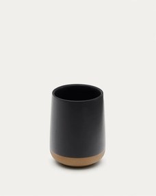 Sötétszürke kerámia fogkefetartó pohár Silma – Kave Home