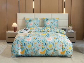 Mikroszálas ágyneműhuzat SPRING TWEET színes Ágyneműhuzat mérete: 2 db 70 x 90 cm | 200 x 220 cm