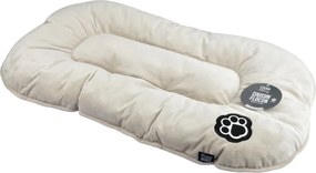 Bézs velúr fekhely kutyáknak 87x55 cm Flakes – Love Story