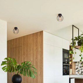 RENDL COSIR 18 mennyezeti lámpa fekete 230V LED E27 11W