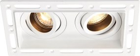 Endon TRIMLESS DOWNLIGHT 94754 Beépíthető spotlámpa 2x50W/GU10 IP20