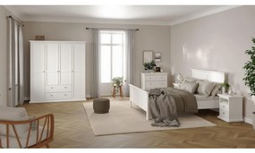 Provence III szekrény, fehér