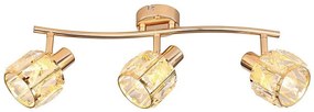 Spotlámpa DUBAI 3xE14/40W/230V Rózsaarany