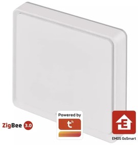 Kapcsoló 1 gombos GoSmart 1xCR2430 Tuya fehér