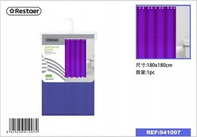 Lila Zuhanyfüggöny 180x180 cm