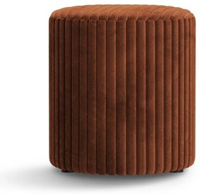 Téglavörös kordbársony puff Dia – Micadoni