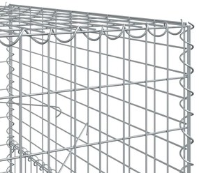 horganyzott vas gabion kosár fedéllel 1000 x 100 x 150 cm