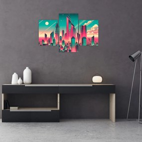 Kép – Nagyváros pop-art stílusban (90x60 cm)