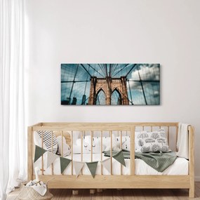 Kép - Brooklyn Bridge (120x50 cm)