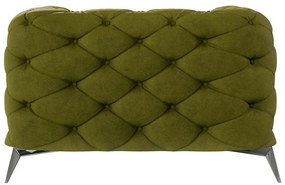 Zöld bársony fotel Chelsea – Ropez