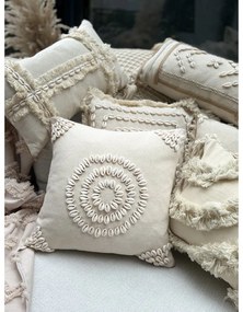 Pamut párnahuzat 43x43 cm Seashells – Mioli Decor