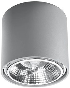 SOLLUX SL-0696 TIUBE Hengeres Mennyezeti Lámpa Szürke GU10/ES111 IP20