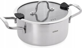 Orion Venice fazék fedővel rozsdamentes acél 20 cm 3L Prémium