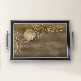 Üveg tálca, 38×24 cm – TPG9818