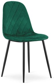 PreHouse ASTI szék - sötétzöld bársony