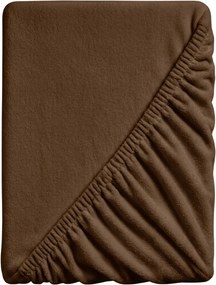 Mikroplüss lepedő SOFT 160x200 cm barna
