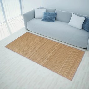 barna bambusz szőnyeg 160 x 230 cm
