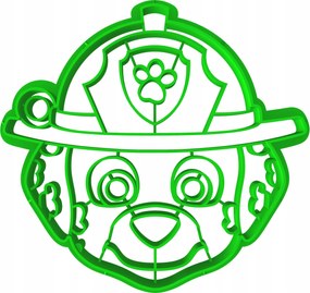 Sütemény lyukasztó bélyegzővel Mese Mancs Őrjárat Marshall 8cm