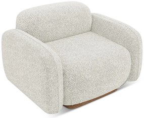 Krémszínű fotel Ailani – Makamii