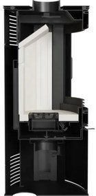 Kratki KOZA/AB/S/2 - 10 kW acél kandalló 150 mm kéményhez