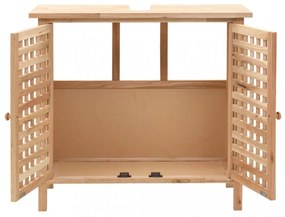 tömör diófa mosdószekrény 66 x 29 x 61 cm