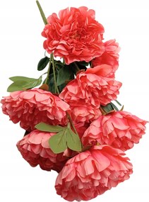 Mű Bazsarózsa Nagy Csokor Kompozíció Váza Dekoráció Minőségi XXL 70CM