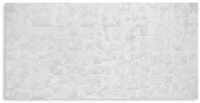 3D PVC falpanel Szürke modern törés mintás , fényes világos szürke felülettel.
