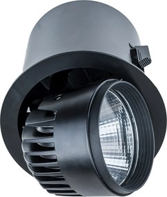 Italux TANTO RA-721R-BK-WW-12 Beépíthető spotlámpa 1x34W/LED 3000K 3100LM IP20