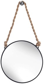 Kleine Wolke Rope Mirror tükör 39.5x23 cm kerek fekete 8653926886