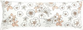 Bellatex Virág Pótférj relaxációs párnahuzat lazac, 55 x 180 cm, 55 x 180 cm