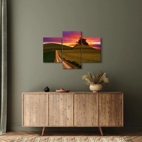 Mezei naplemente képe (90x60 cm)