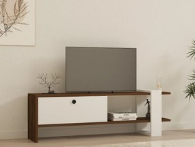 TV asztal/szekrény Dutudo (dió + fehér) . Akció -24%. 1095105
