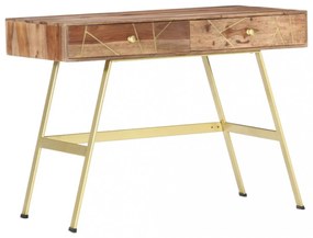 fiókos tömör kelet-indiai rózsafa íróasztal 100 x 55 x 75 cm