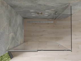 Mexen Omega tolóajtós zuhanykabin 120 x 90 cm, átlátszó, króm - 825-120-090-01-00