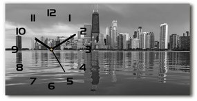 Négyszögletes üvegóra vízszintesen Chicago pl_zsp_60x30_f_77638658