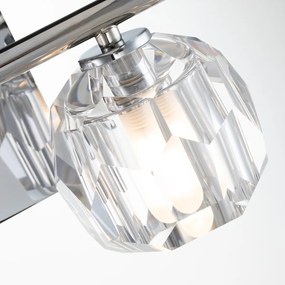 Quintiesse glamour fürdőszobai lámpa regalia csiszolt króm átlátszó elsqnregalia2pcbath IP44