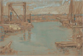 Fotótapéta Flizelin tapéta Hálószoba és Nappali Kikötő kilátás 104x70