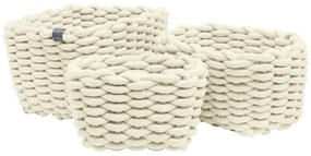Textil tárolókosár szett 3 db-os 30x25x19 cm Tom Tailor – Wenko